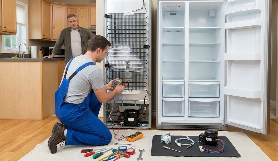 Kitchen Refrigerator Installation