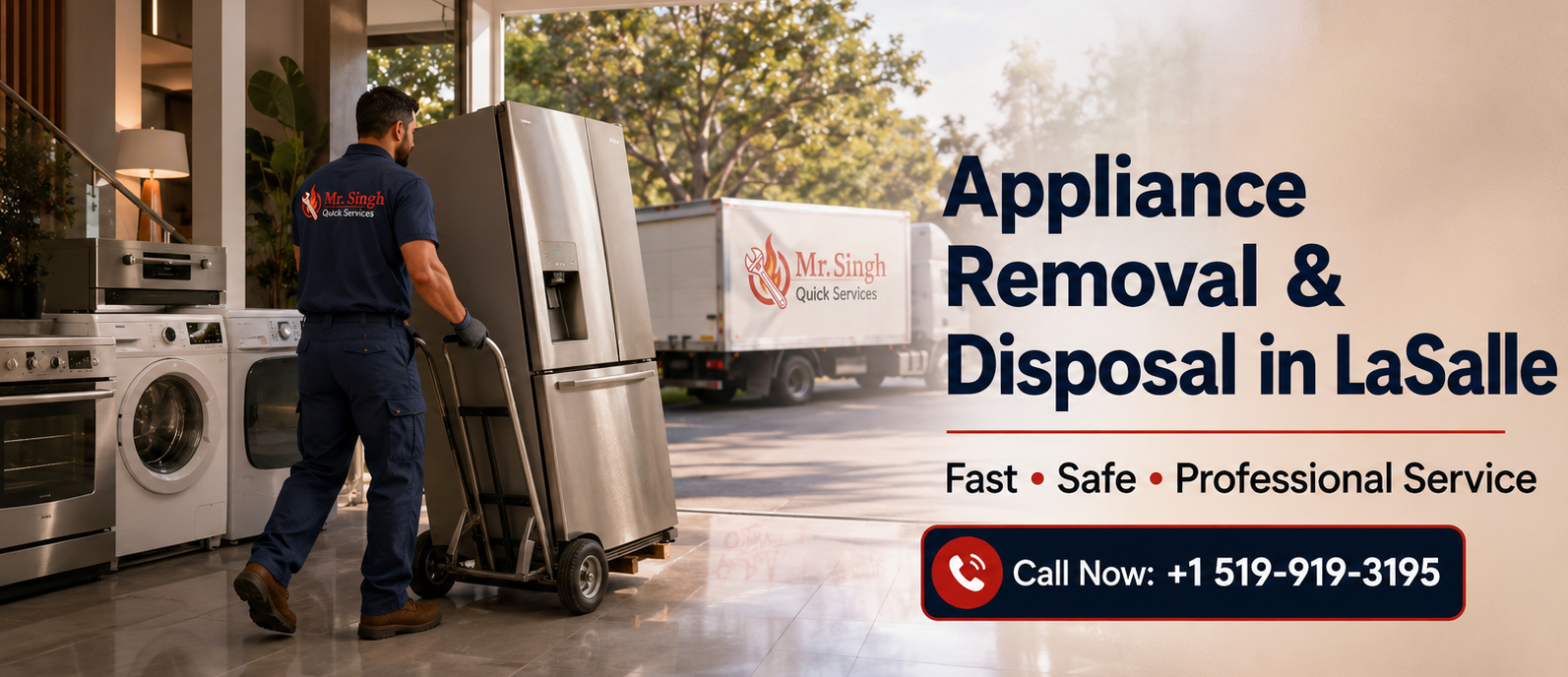 Appliance Removal & Disposal in LaSalle | Mr. Singh Quick Services